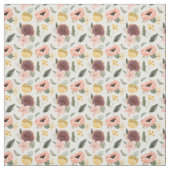 Elegantes Pastellmuster Blume Feminine l Pink Stoff (Muster)