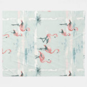 Elegantes Pastellmuster Fleecedecke (Vorderseite (Horizontal))