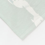 Elegantes Pastellmuster Fleecedecke (Ecke)