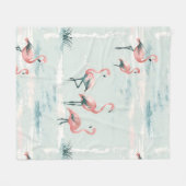 Elegantes Pastellmuster Fleecedecke (Vorderseite (Horizontal))