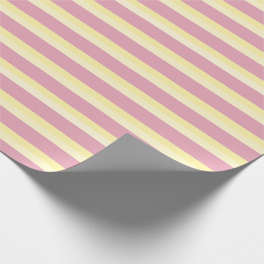 Elegantes Pastellpapier Geschenkpapier (Ecke)