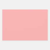 Elegantes Pastellrosa Minimalistisch und elegant Geschenkpapier Set (Vorderseite 3)