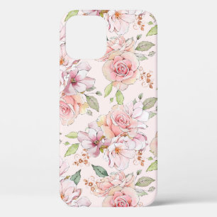Elegantes pastellrosa Rosenmuster Case-Mate iPhone Case-Mate iPhone Hülle