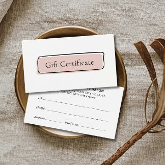 Elegantes Pastellweiß-Schönheitssalon