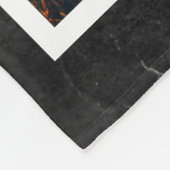 Elegantes Paw Prints Personalisiertes Memorial-Fot Fleecedecke (Ecke)