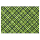 Elegantes Pea Green Kariert Pattern Medium Tablecl Tischdecke (Vorderseite (Horizontal))