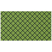 Elegantes Pea Green Kariertes Muster Große Tischde Tischdecke (Vorderseite (Horizontal))