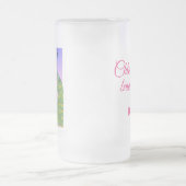 Elegantes Peacock Theme-Brautparty Mattglas Bierglas (Mittel)