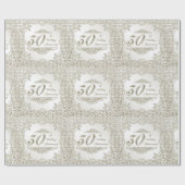 Elegantes Pearl 30-jähriges Wrapping Paper Geschenkpapier (Flach)