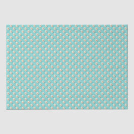 Elegantes Pearl & Turquoise Tissue Seidenpapier