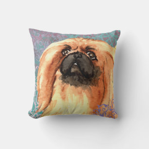 Elegantes Pekingese Kissen