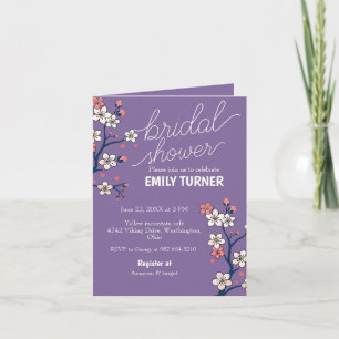 Elegantes Peonies- und Eukalyptus-Brautparty Einladung