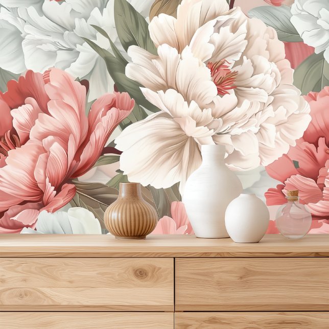 Elegantes Peony Seamless Muster Tapete (Von Creator hochgeladen)