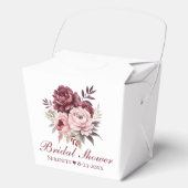 Elegantes Peony Watercolor Brautparty Geschenkschachtel (Vorderseite)