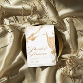 Elegantes Perlen und Brautparty der Staatsanwaltsc Einladung