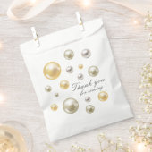 Elegantes Perlen und Brautparty der Staatsanwaltsc Geschenktütchen (Ausgeschnitten)