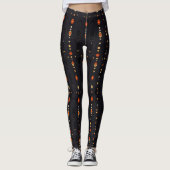 Elegantes Perlmuster Leggings (Vorderseite)