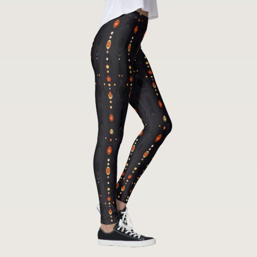 Elegantes Perlmuster Leggings (Rechts)