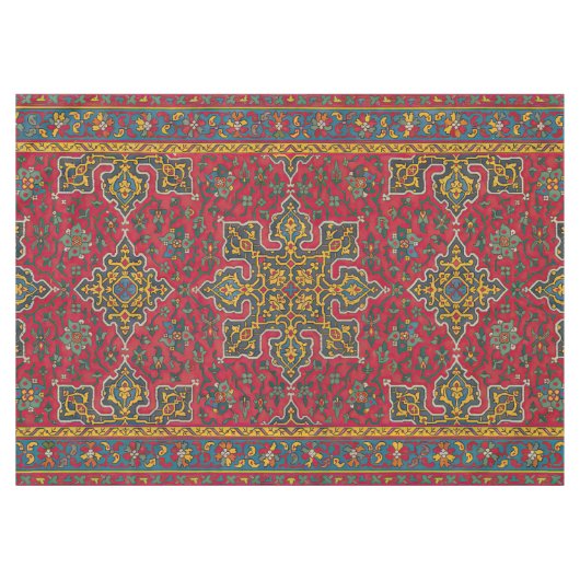 Elegantes Persisches Rug Pattern Tischdecke (Vorderseite (Horizontal))