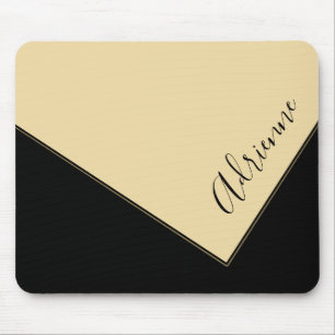 Elegantes, Personalisiert gelbes Modell für die Ku Mousepad