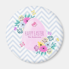 Elegantes Personalisiert Happy Osterfest | Magnet