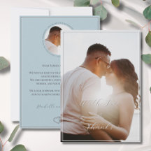 Elegantes Personalisiertes 1-Foto-Script