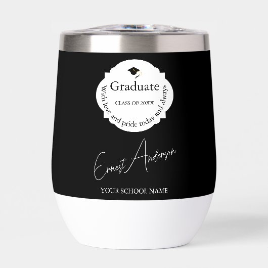 Elegantes personalisiertes Abschlussgeschenk (Vorderseite)