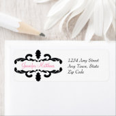 Elegantes Personalisiertes Adressetikett (Insitu)