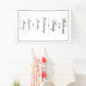 Elegantes Personalisiertes Begrüßungsbanner Banner (Insitu)