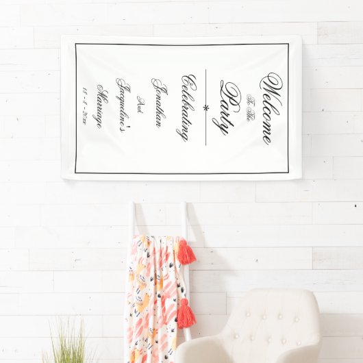 Elegantes Personalisiertes Begrüßungsbanner Banner (Insitu)