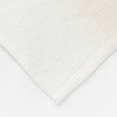 Elegantes Personalisiertes benutzerdefiniertes Fot Fleecedecke (Ecke)