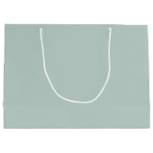 Elegantes Personalisiertes Bridesmaid Monogramm un Große Geschenktüte (Rückseite)