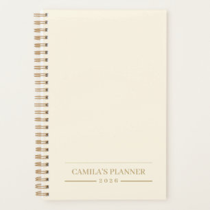Elegantes personalisiertes Design Minimalistisch Planer