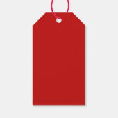 Elegantes Personalisiertes Foto Geschenkanhänger (Rückseite)