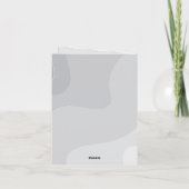 Elegantes Personalisiertes Foto Hochzeit Dankeschö Dankeskarte (Rückseite)