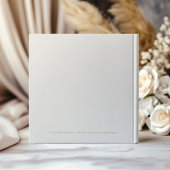 Elegantes Personalisiertes Foto Hochzeit Gästebuch