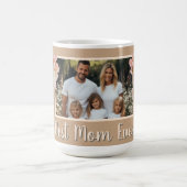 Elegantes personalisiertes Foto mit orangefarbenen Kaffeetasse (Mittel)