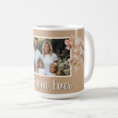 Elegantes personalisiertes Foto mit orangefarbenen Kaffeetasse (VorderseiteRechts)