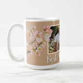 Elegantes personalisiertes Foto mit orangefarbenen Kaffeetasse (Links)