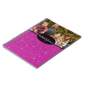 Elegantes personalisiertes Foto Notizblock (Linke Seite)