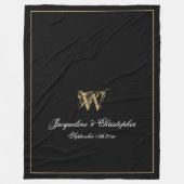 Elegantes Personalisiertes, frisch gezogenes Keepa Fleecedecke (Vorderseite)