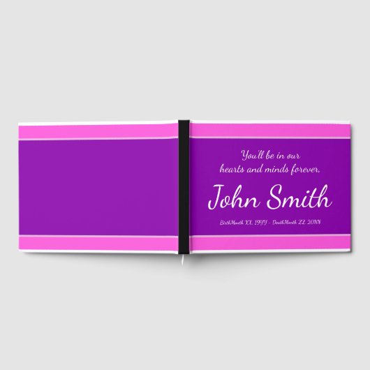 Elegantes, Personalisiertes Gästebuch (Voll)