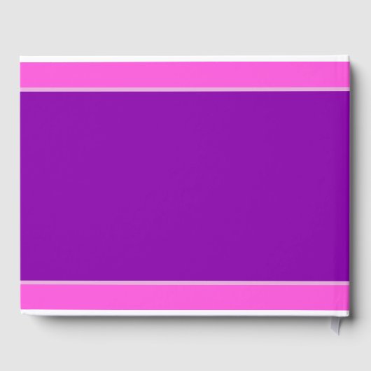 Elegantes, Personalisiertes Gästebuch (Rückseite)