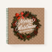 Elegantes Personalisiertes Gästebuch Notizblock (Vorderseite)