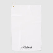 Elegantes personalisiertes Golfhandtuch mit indivi (Vorderseite)