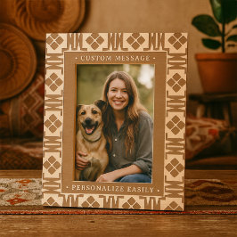 Elegantes Personalisiertes Gravieren Geometrische  Geätzte Rahmen