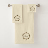 Elegantes personalisiertes Handtuch-Set Badhandtuch Set (Insitu)
