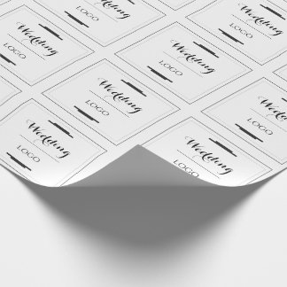 Elegantes Personalisiertes Hochzeitsgeschenk Maßge Geschenkpapier