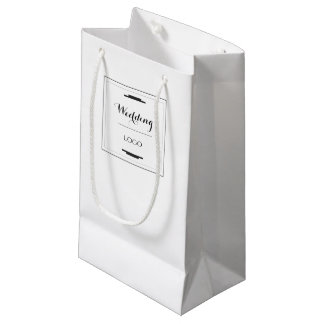 Elegantes Personalisiertes Hochzeitsgeschenk Maßge Kleine Geschenktüte