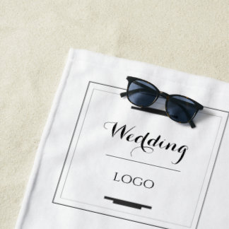 Elegantes Personalisiertes Hochzeitsgeschenk Maßge Strandtuch